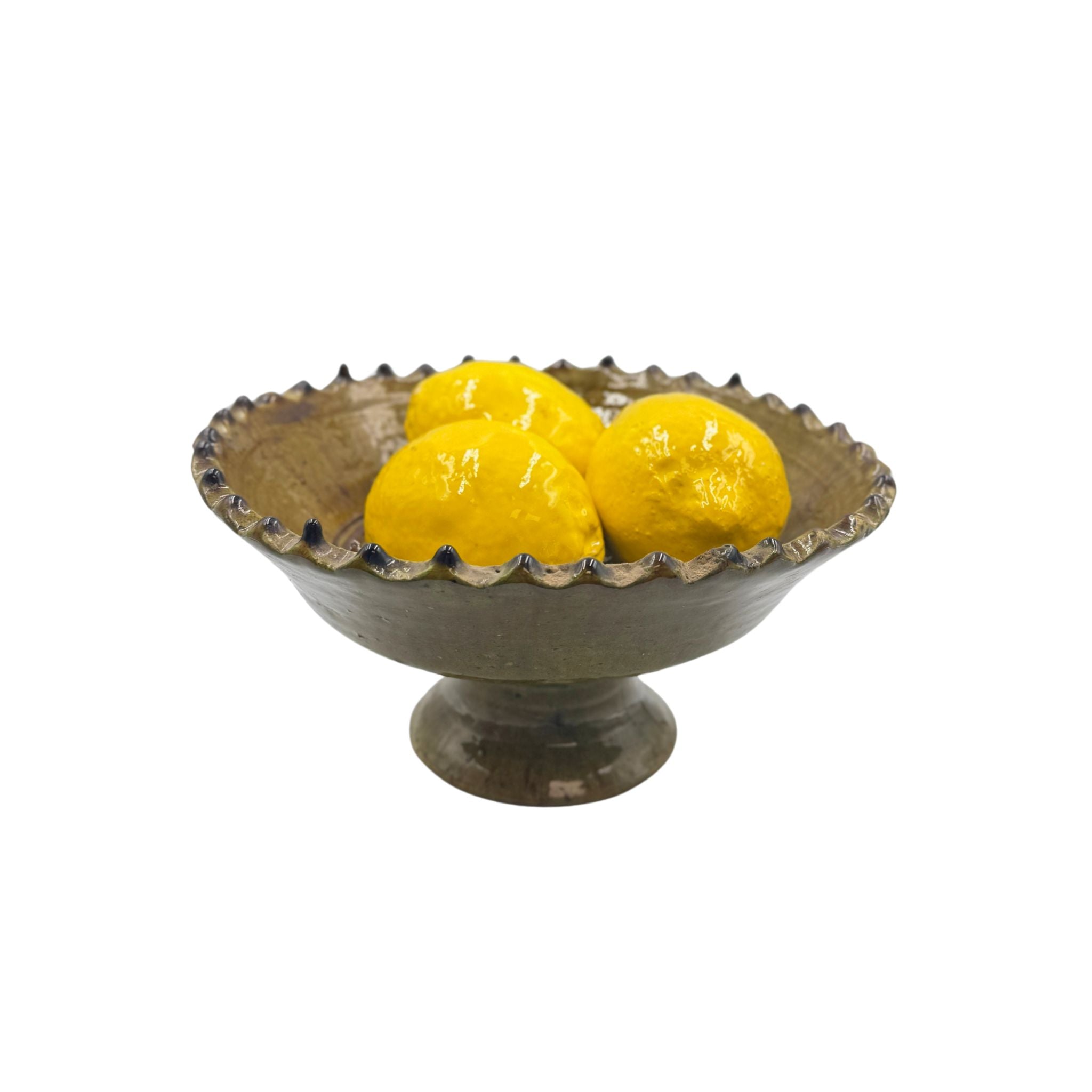 Medium Tamegroute Fruit Bowl, Ochre