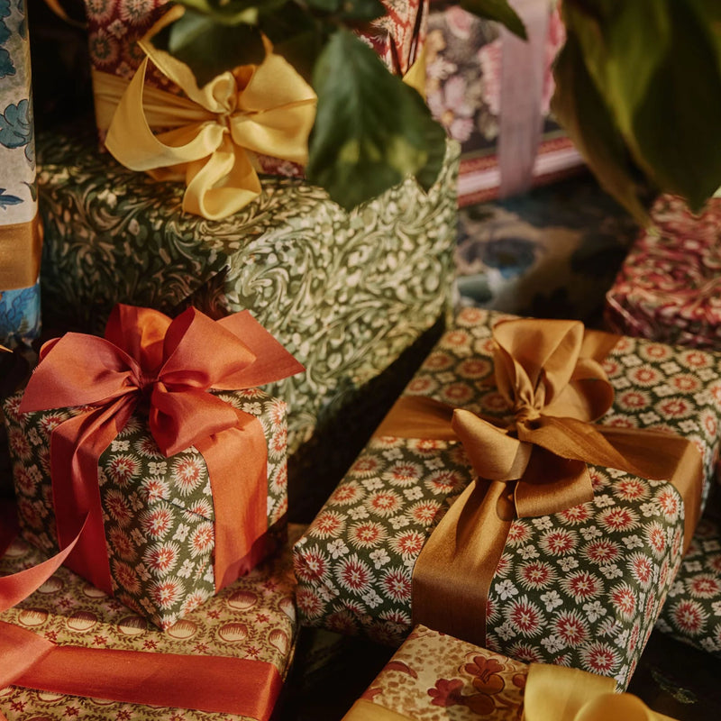 Handmade Wrapping Paper, Gertrude Ebony