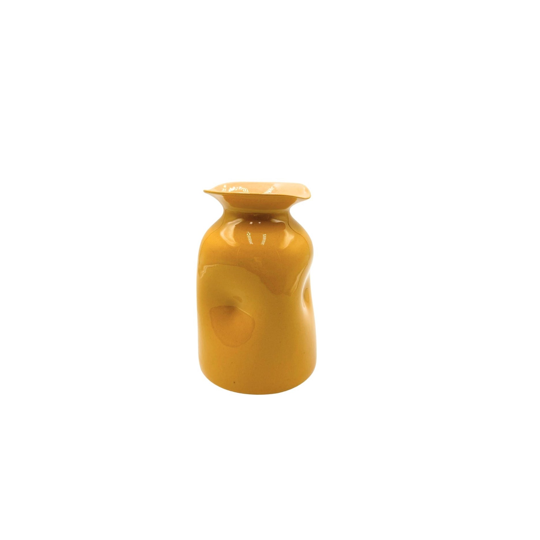 Colombe d'Or Pinchpot Vase, Ochre