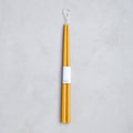 18" Taper Candles, Saffron Yellow