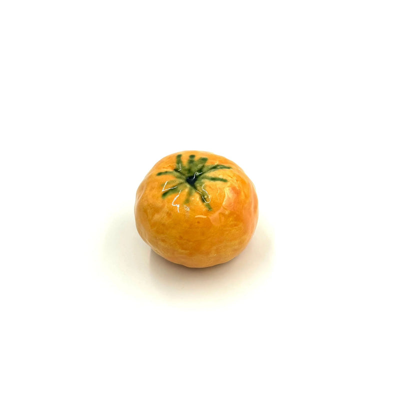 Hand Enameled Ceramic Clementine