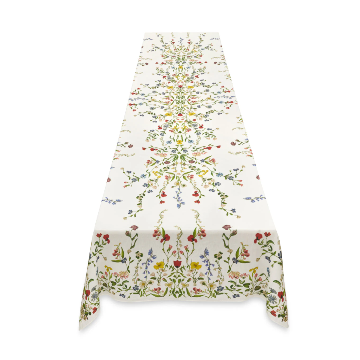 Summerill & Bishop x John Derian Botanical Wildflower Linen Tablecloth
