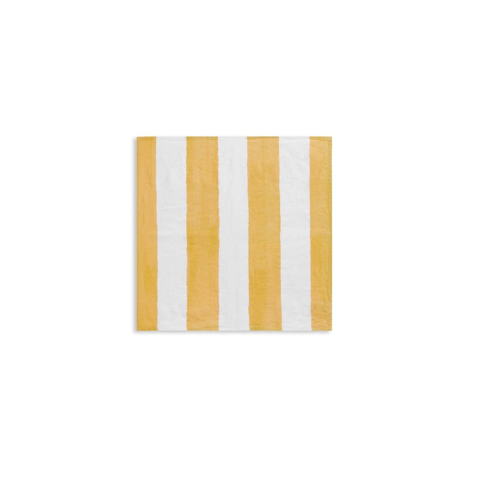 Summerill & Bishop 'Stripe in Yellow & White' Linen Napkin