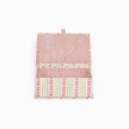 Block-Print Keepsake Box in Mint Rose, Small