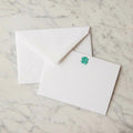 Engraved Four Leaf Clover Note Cards