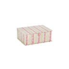Block-Print Keepsake Box in Mint Rose, Small