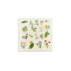 Summerill & Bishop Botanical Tiles Linen Napkin