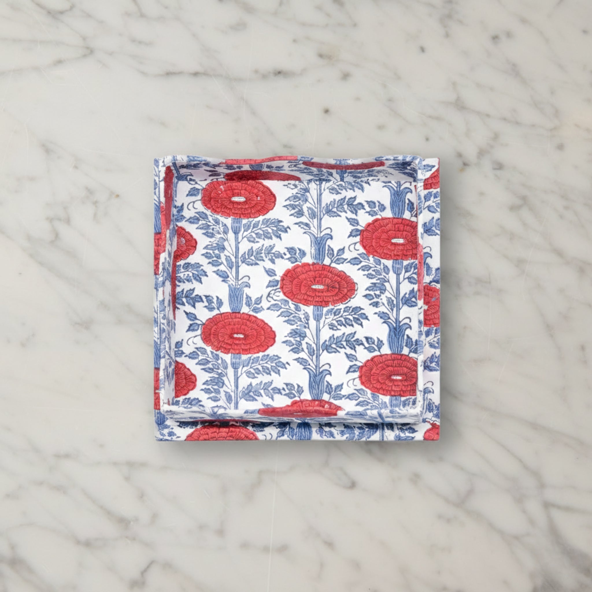 Blockprint Cocktail Napkin Holder