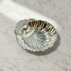 Large Vintage Sterling Silver Shell Dish