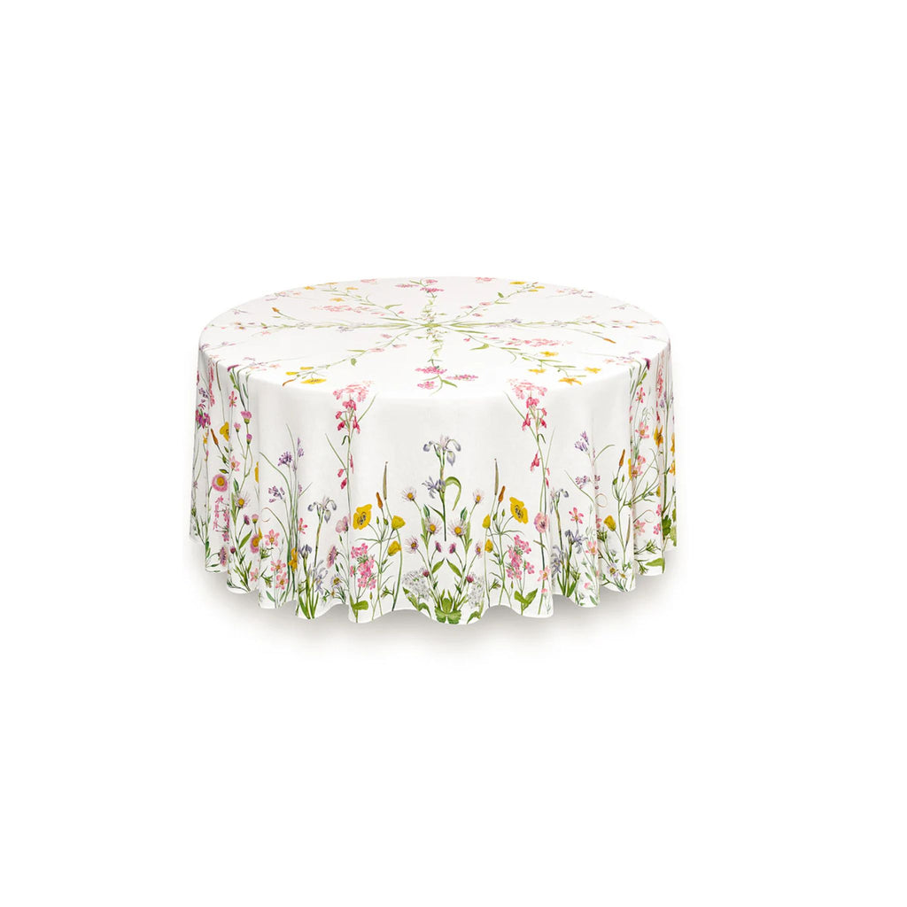 Summerill & Bishop Our June Round Linen Tablecloth