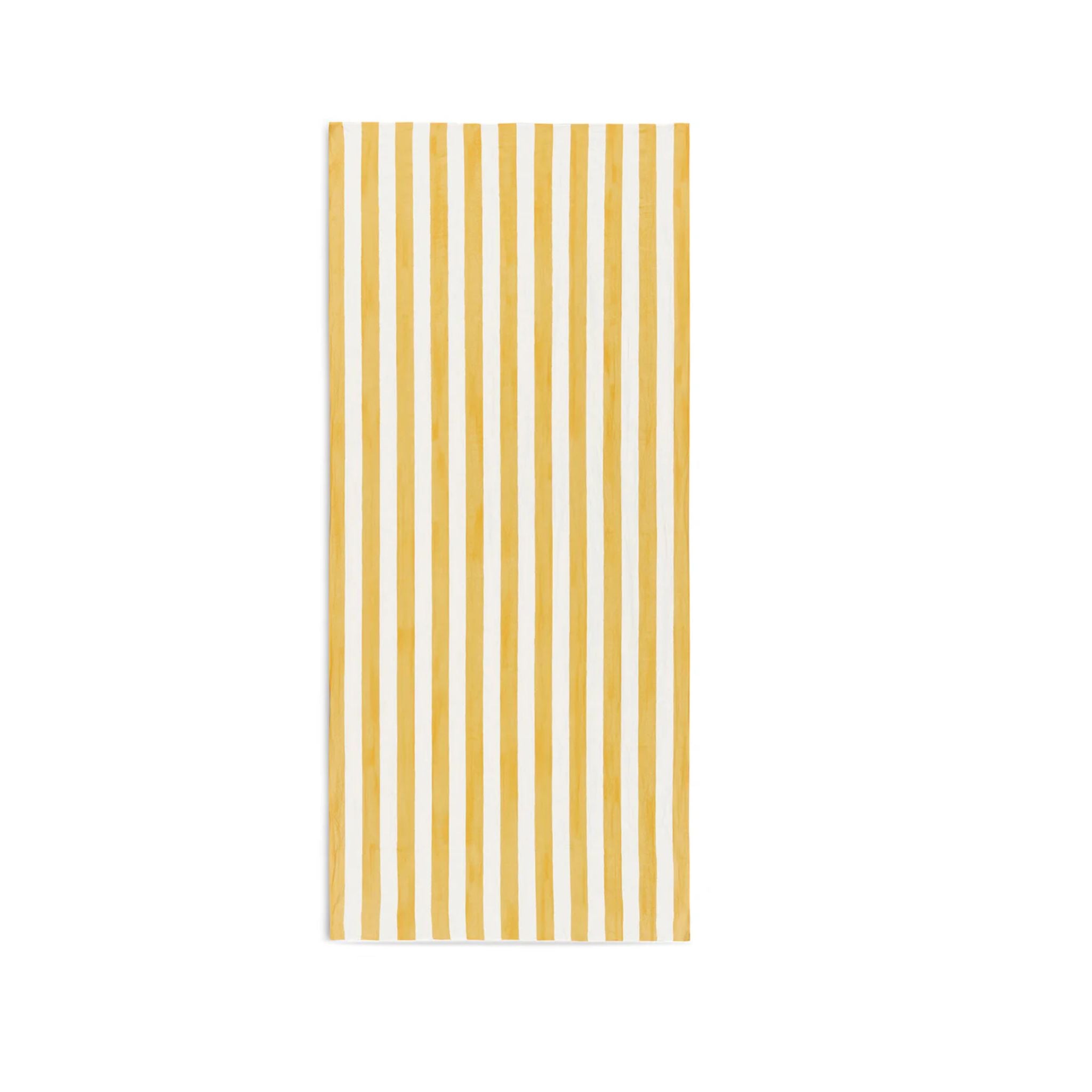 Summerill & Bishop 'Stripe in Yellow & White' Linen Tablecloth