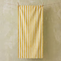 Summerill & Bishop 'Stripe in Yellow & White' Linen Tablecloth