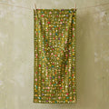 Summerill & Bishop x John Derian Green Fungi Mushroom Linen Tablecloth