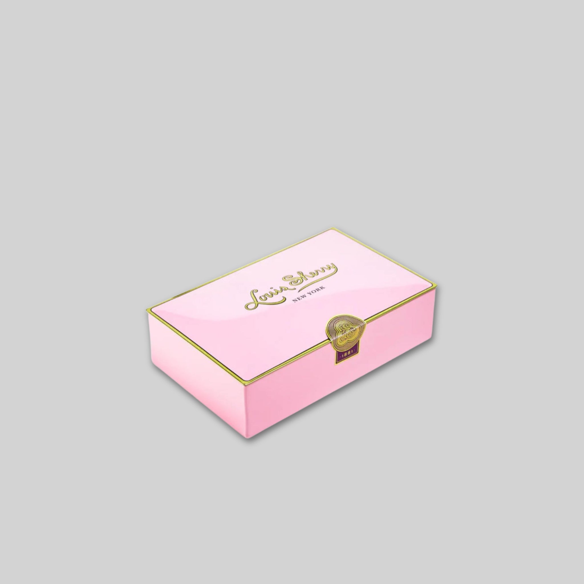 Louis Sherry Box of Twelve Chocolates, Camilla Pink