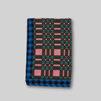 Cotton Jacquard Blanket in Blossom Midnight Moss
