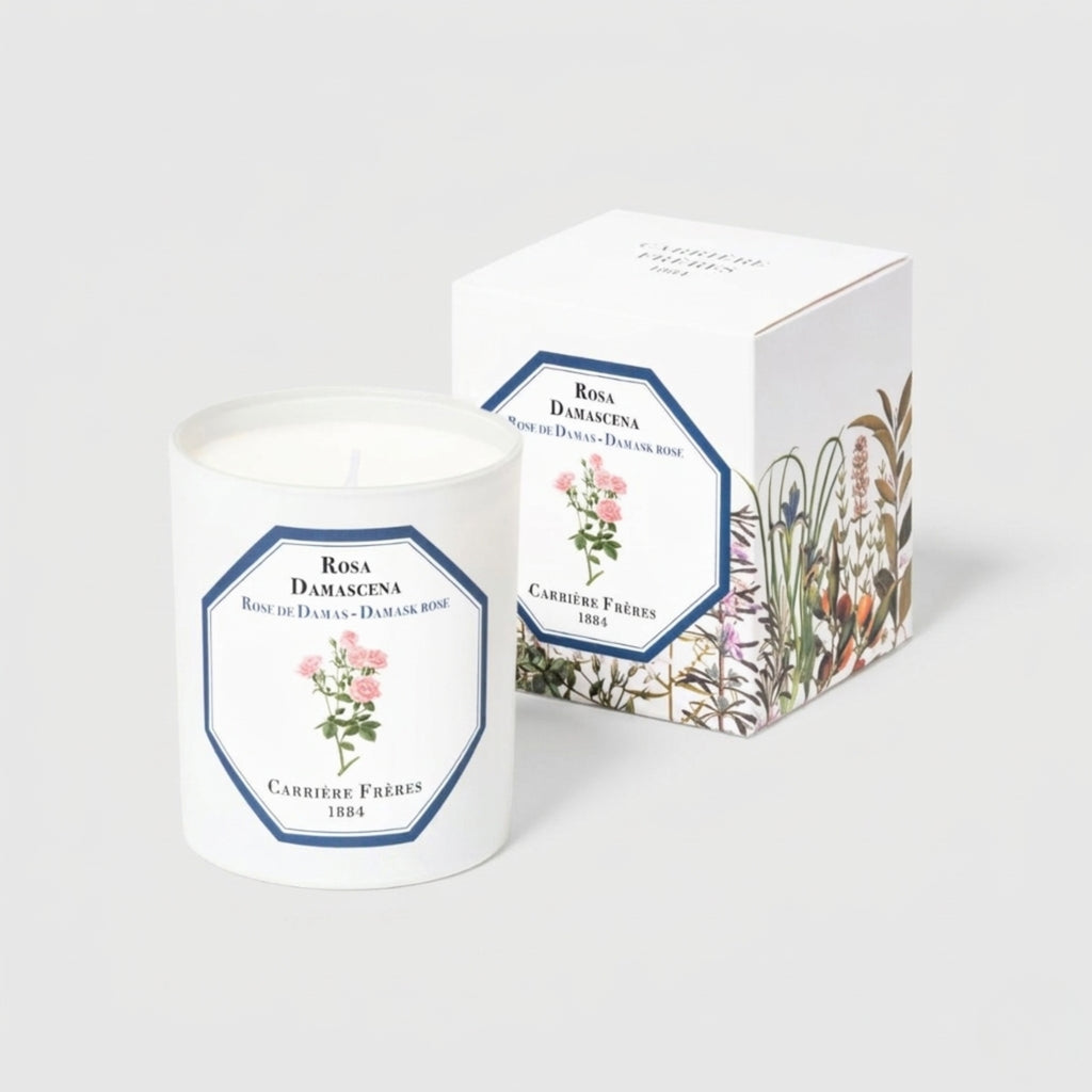 Carrière Frères Candle, Damask Rose