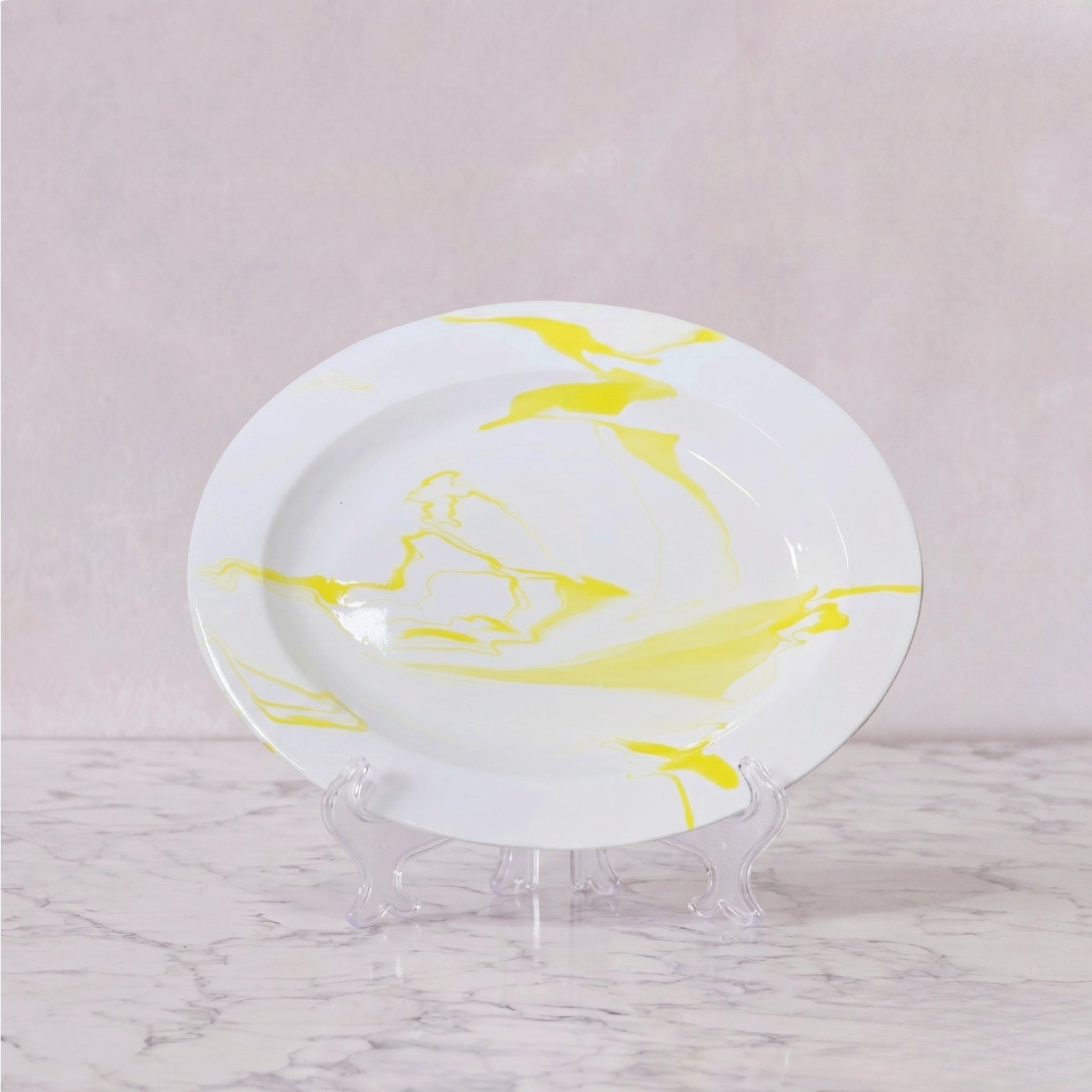 Christopher Spitzmiller Oval Platter, Yellow