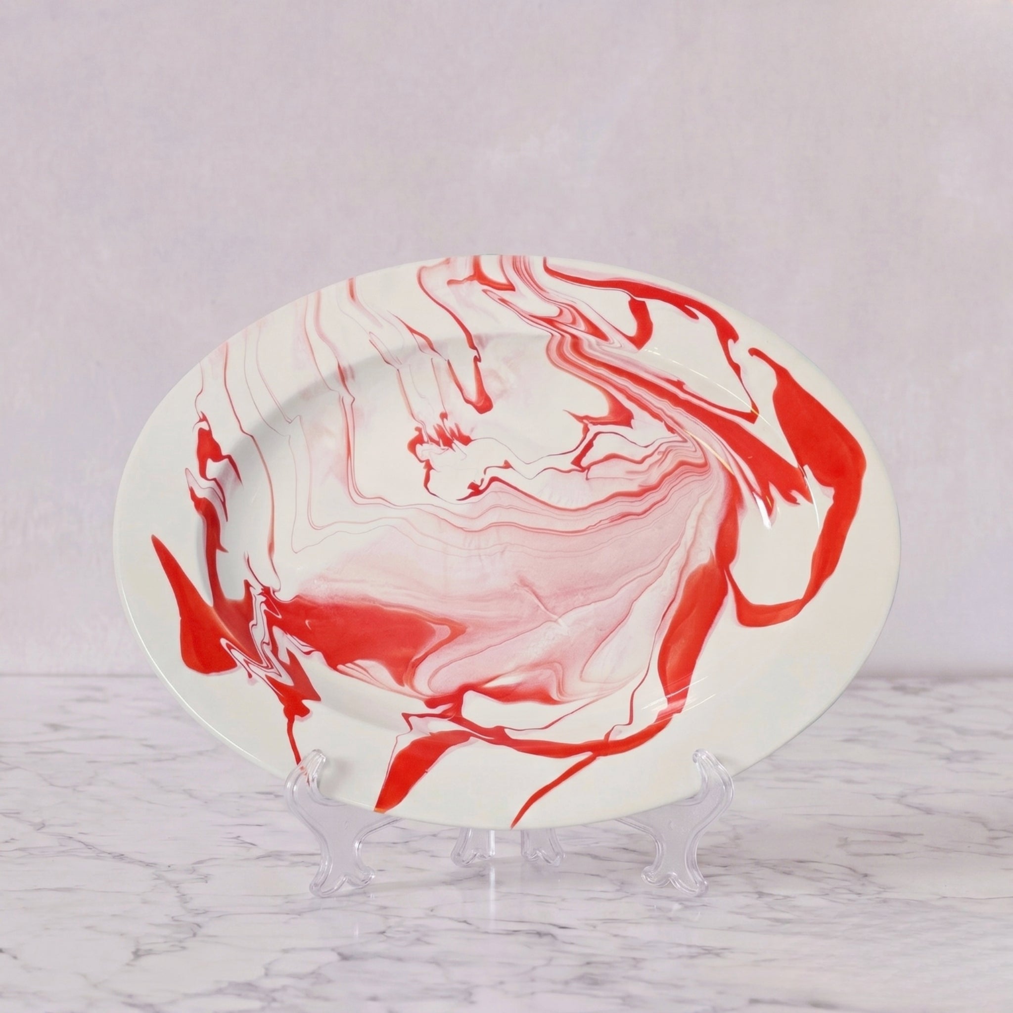 Christopher Spitzmiller Oval Platter, Watermelon