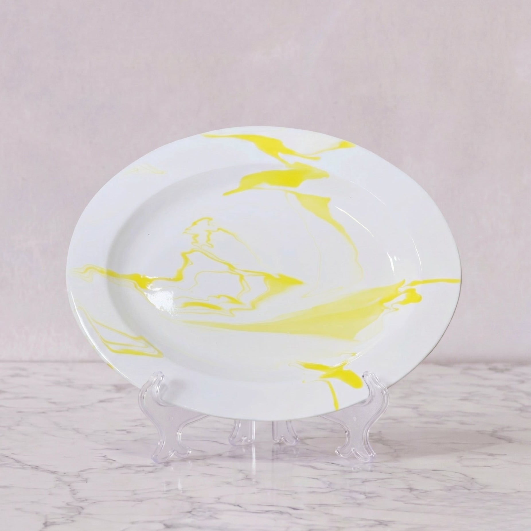 Christopher Spitzmiller Oval Platter, Yellow