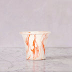 Christopher Spitzmiller Marbled Cachepot, Orange