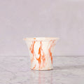 Christopher Spitzmiller Marbled Cachepot, Orange