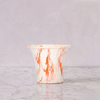 Christopher Spitzmiller Marbled Cachepot, Orange