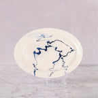 Christopher Spitzmiller Oval Platter, Delft Blue