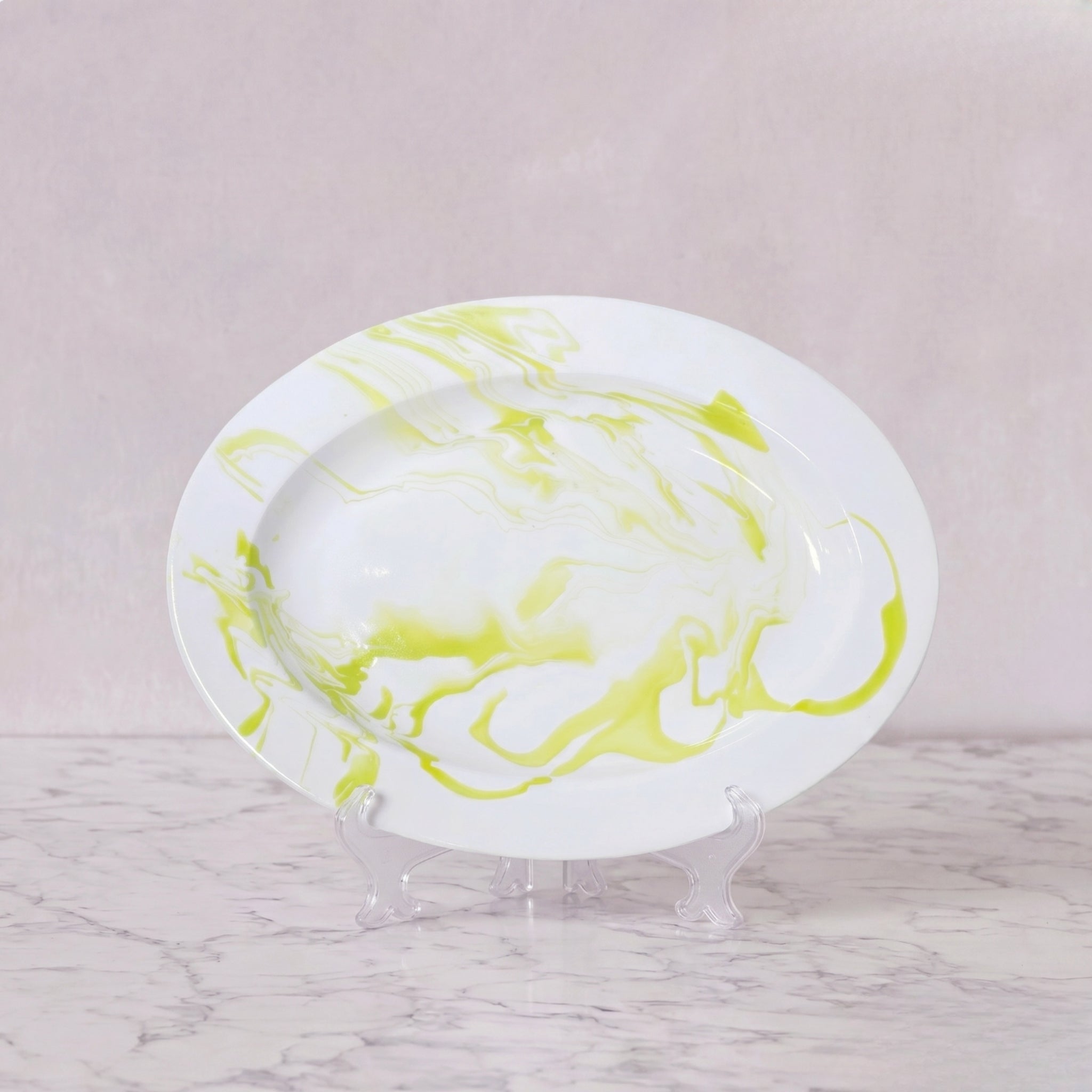 Christopher Spitzmiller Oval Platter, Lime Green