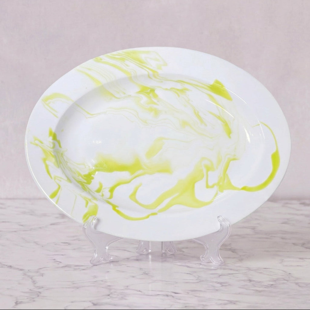 Christopher Spitzmiller Oval Platter, Lime Green
