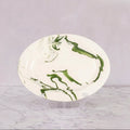 Christopher Spitzmiller Oval Platter, Dark Green