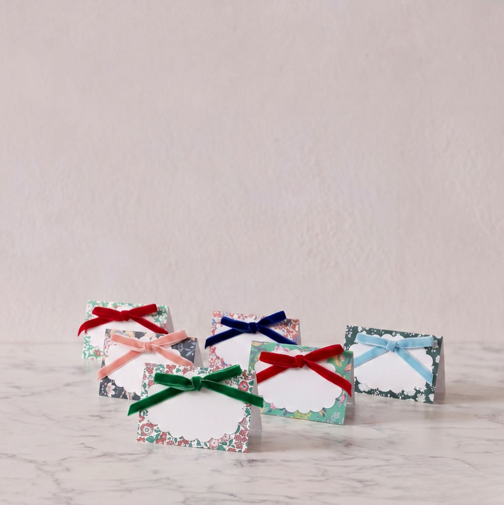 Liberty of London Velvet Bow Place Cards