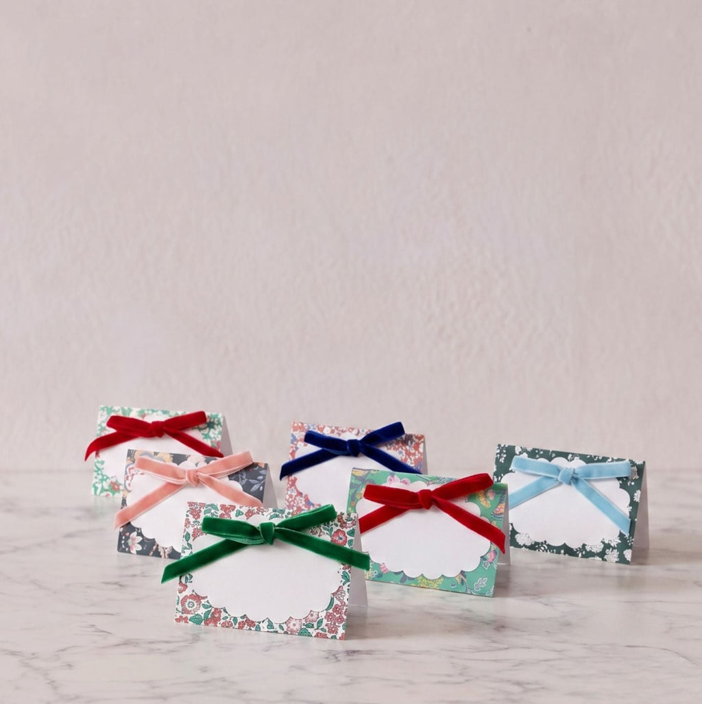 Liberty of London Velvet Bow Place Cards