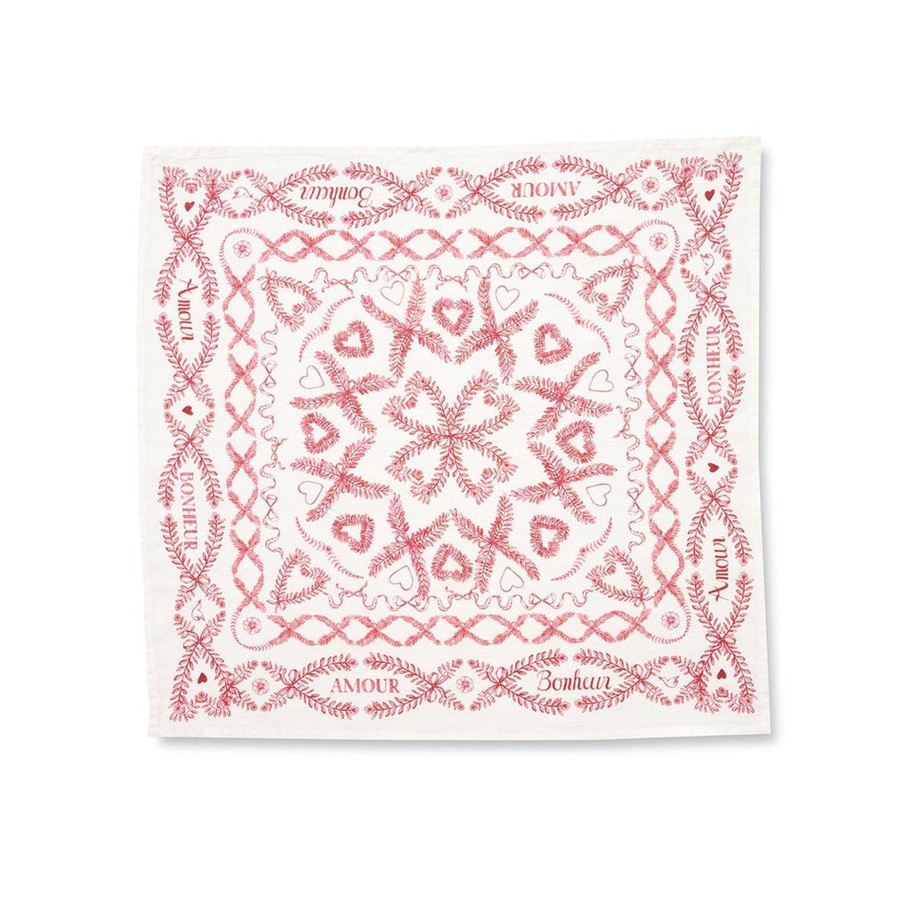 Summerill & Bishop Amour Bonheur Linen Napkins