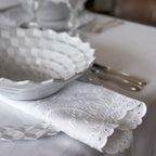 Summerill & Bishop Broderie Anglaise Linen Napkin