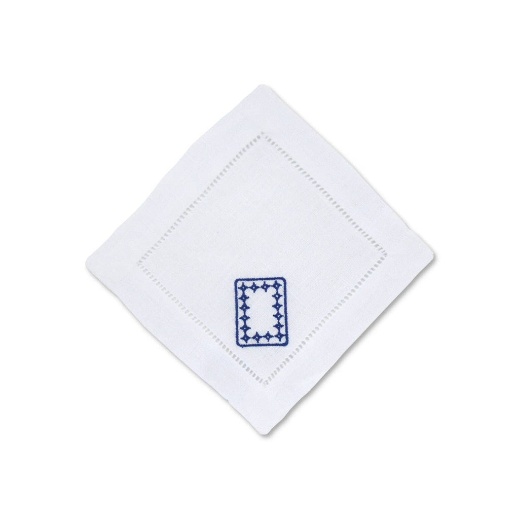 Set of Five Mahjong Cocktail Napkins