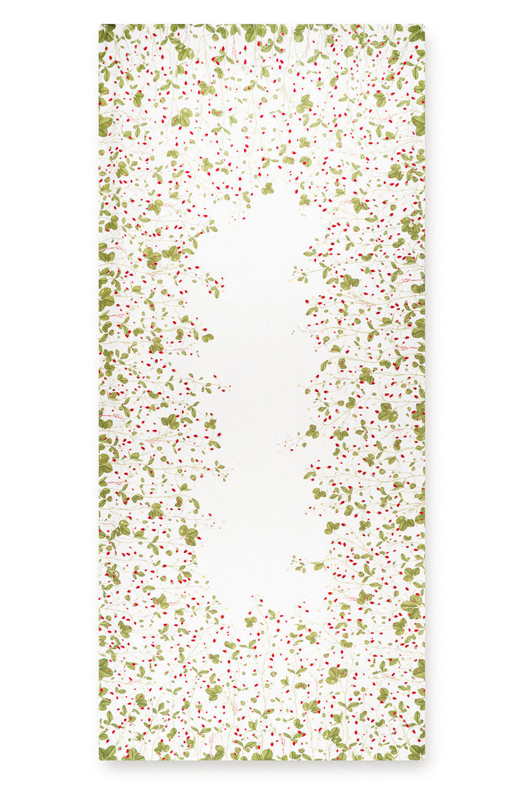 Summerill & Bishop Fraises des Bois Linen Tablecloth