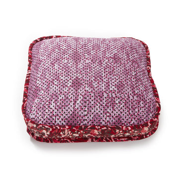 Handblocked Pillow in Blossom Dot