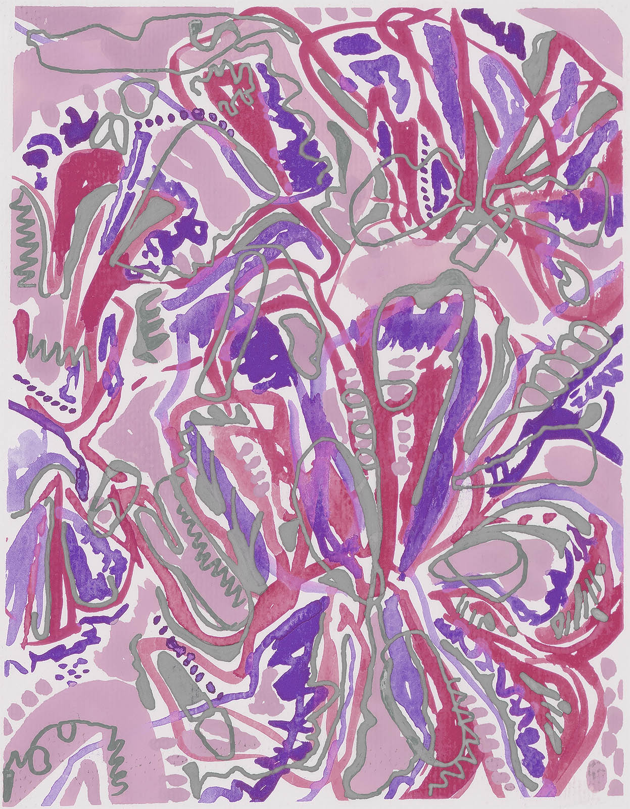 Fairground Print, Pink by Andra Eggleston