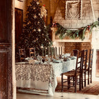 Summerill & Bishop Mistletoe Linen Tablecloth