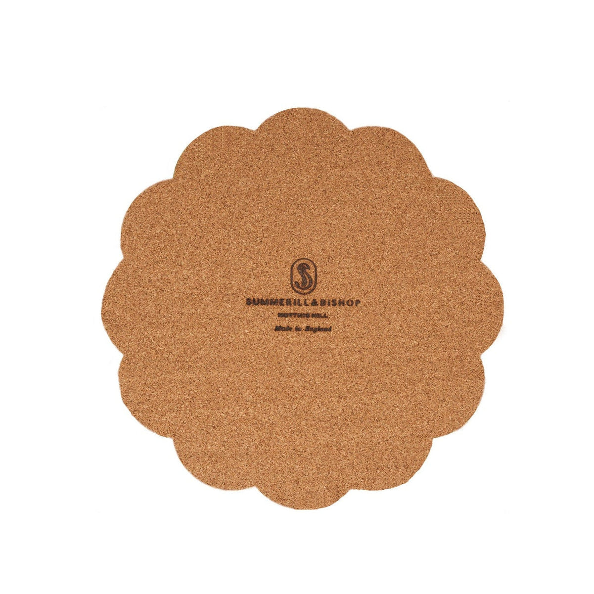 Summerill & Bishop Fraises des Bois Cork-Backed Scalloped Placemats