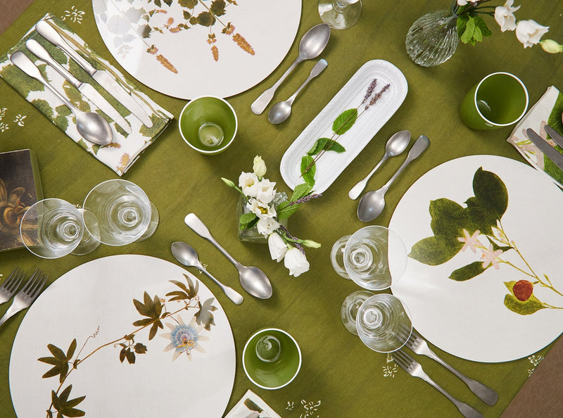 Summerill & Bishop Set of Six Set of Six Herbarium Round Cork-Backed Placemats