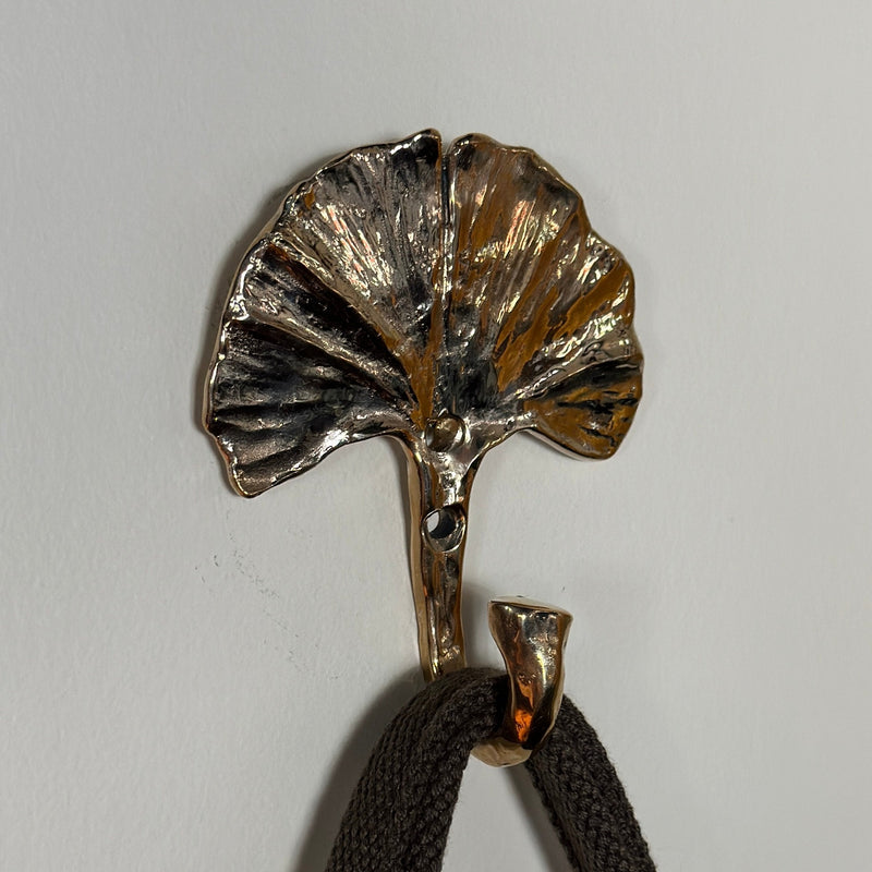 High Polished Bronze Ginkgo Hook