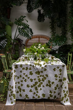 Summerill & Bishop 'Ivy' Herbarium Linen Tablecloth