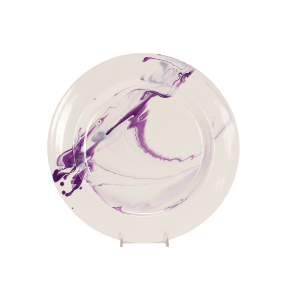 Christopher Spitzmiller Marble Dinner Plate, Lilac