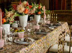 Summerill & Bishop Marble Linen Tablecloth, Marble