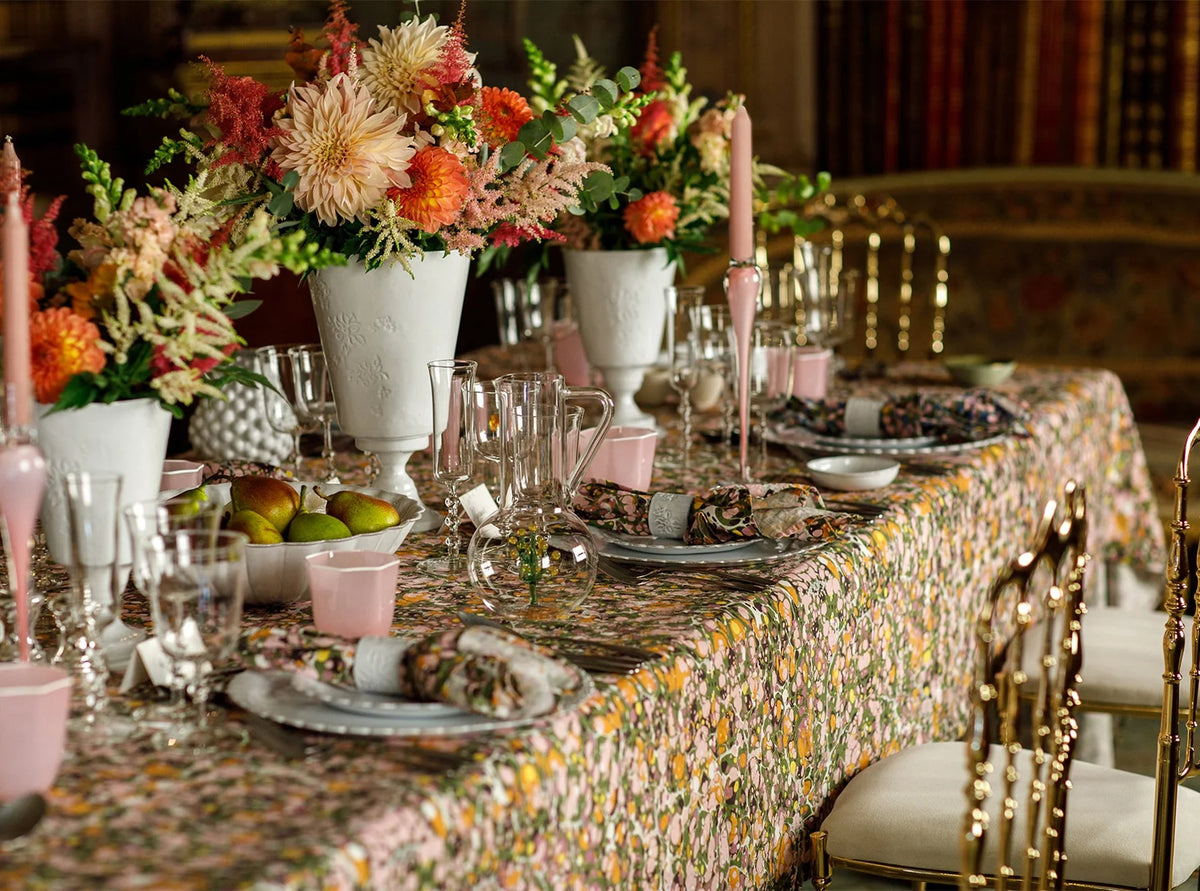Summerill & Bishop Marble Linen Tablecloth, Marble