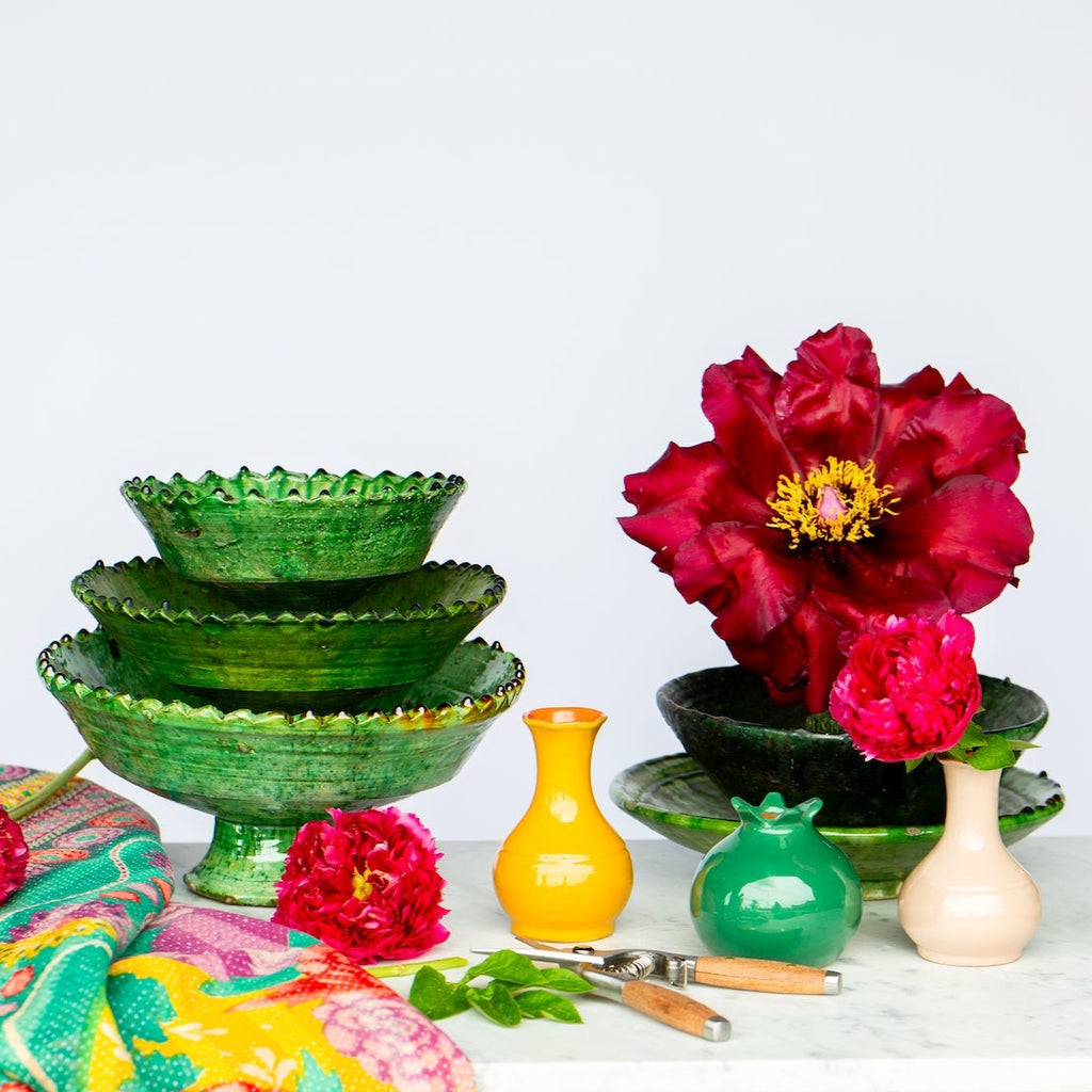 Medium Tamegroute Fruit Bowl, Ochre