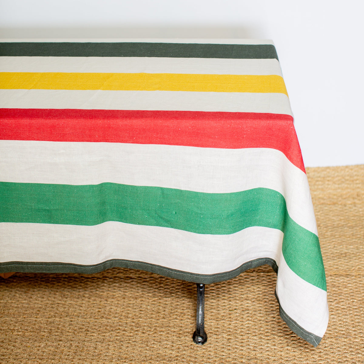 Linen Tablecloth in Camden Stripe
