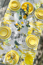 Summerill & Bishop Mimosa Linen Tablecloth