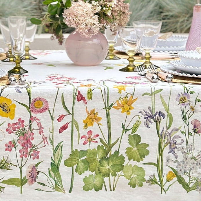 Summerill & Bishop Our June Linen Tablecloth